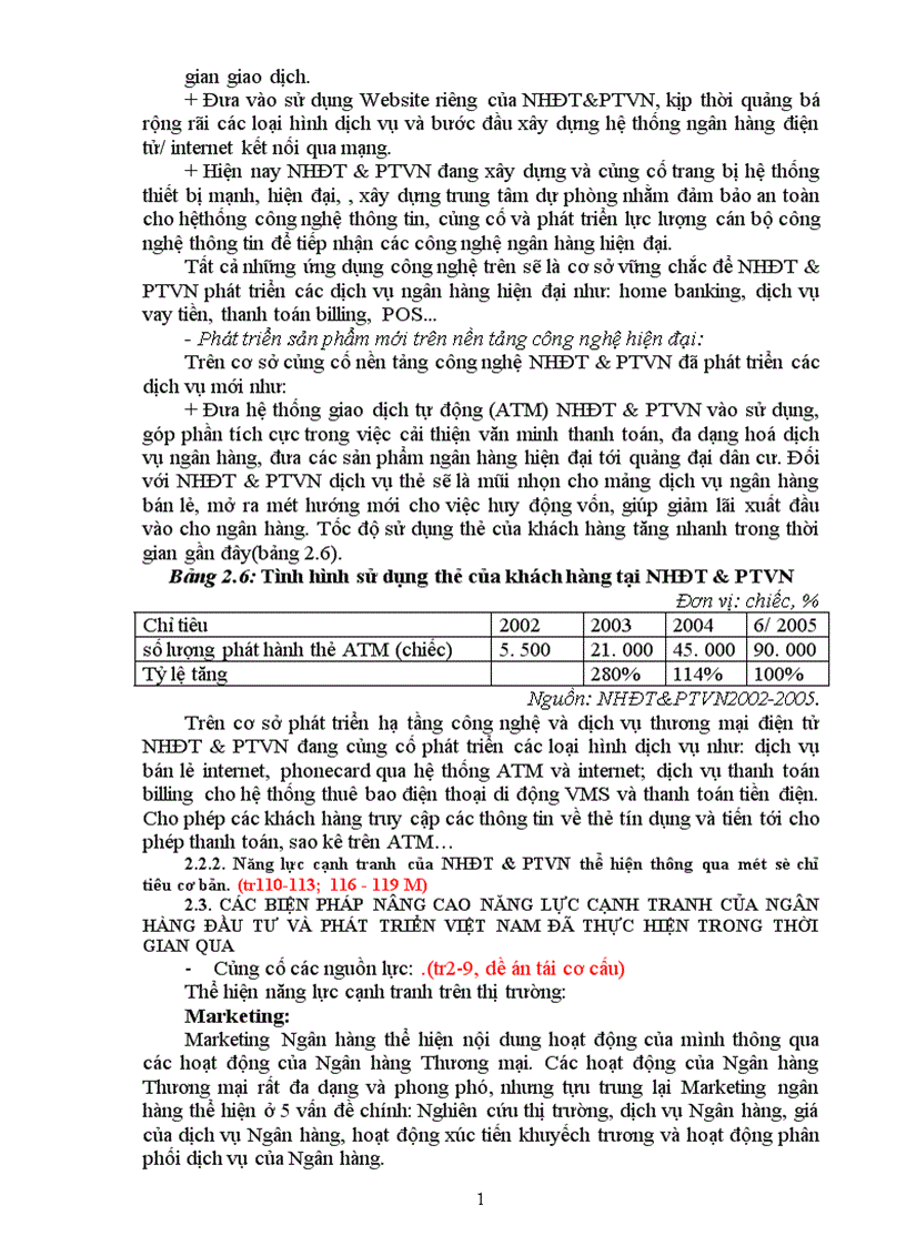 image for page Nâng cao năng lực cạnh tranh của Ngân hàng Đầu tư và Phát triển Việt Nam trong quá trình hội nhập kinh tế quốc tế 1