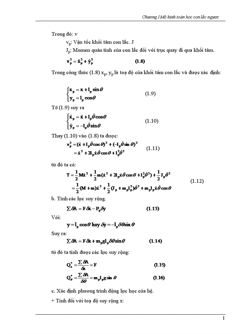 image for page Mô hình toán học con lắc ngược