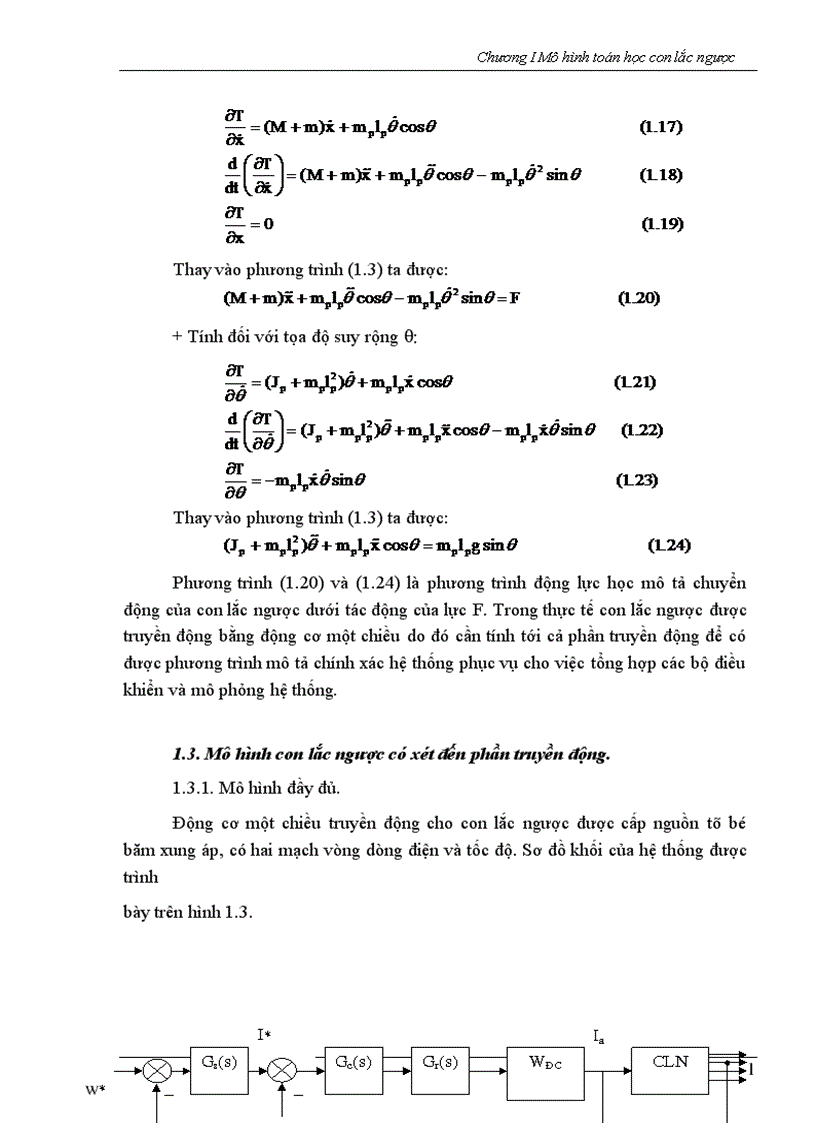 image for page Mô hình toán học con lắc ngược
