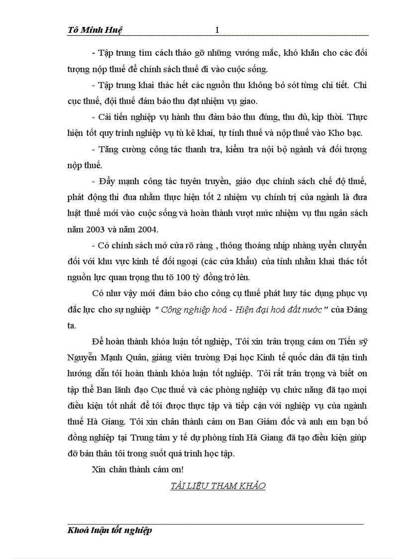 image for page Đổi mới công tác quản lý thu thuế trên địa bàn tỉnh Hà Giang 1