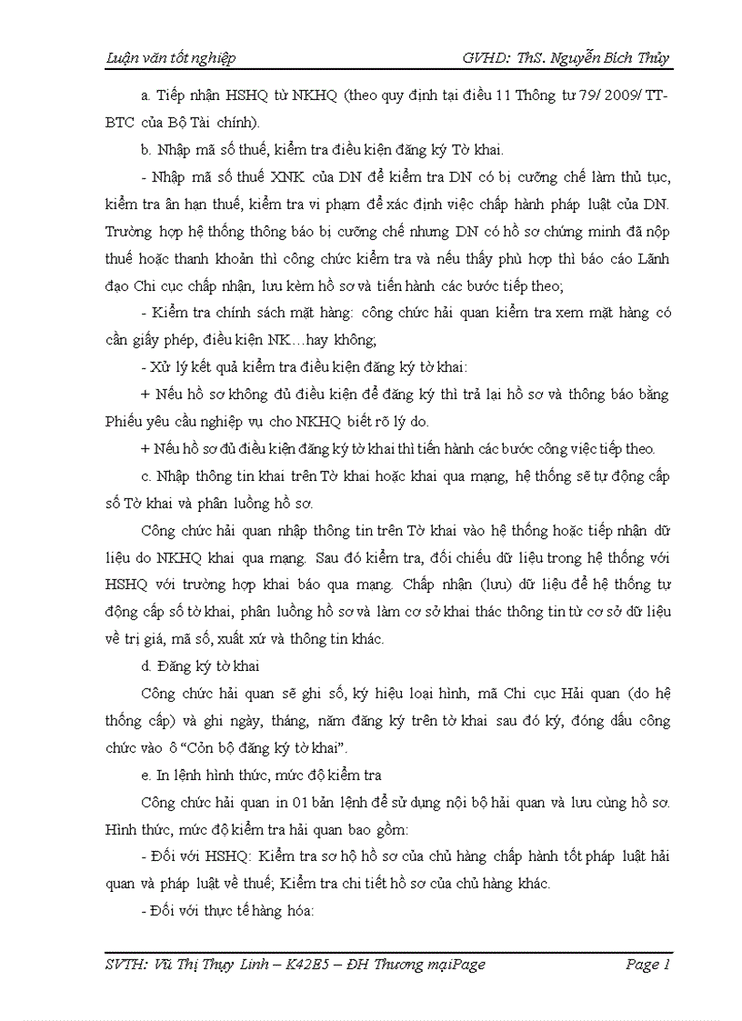 image for page Hoàn thiện quy trình thực hiện thủ tục hải quan nhập khẩu mặt hàng máy xúc đào từ thị trường Nhật Bản của Công ty cổ phần xuất nhập khẩu Tạp phẩm TOCONTAP