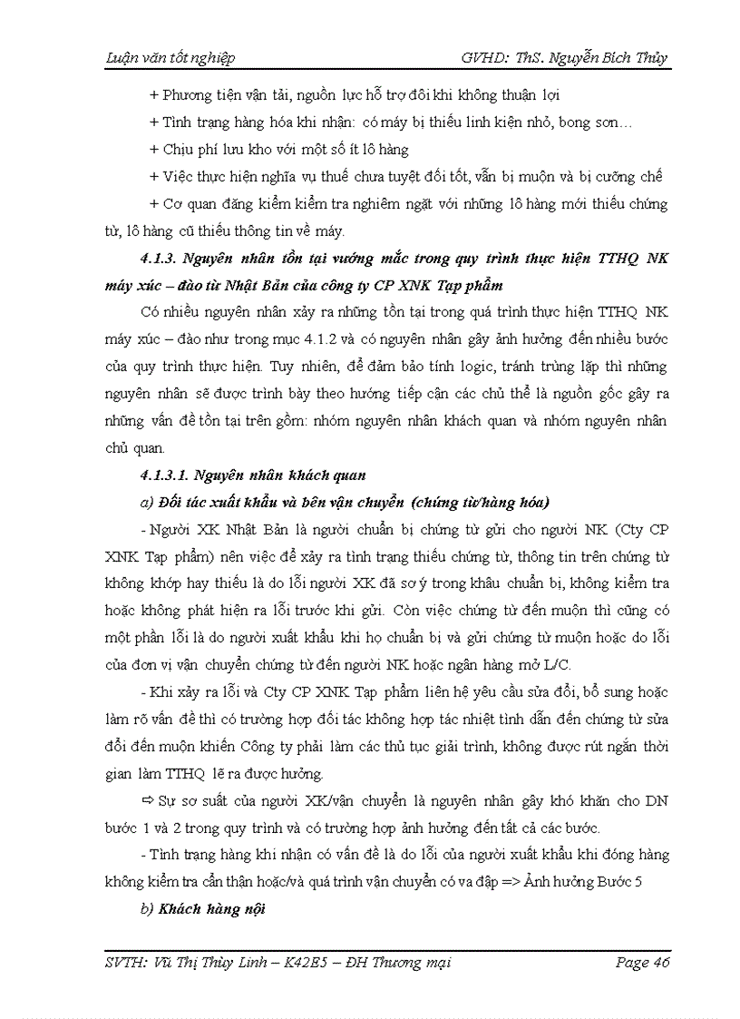 image for page Hoàn thiện quy trình thực hiện thủ tục hải quan nhập khẩu mặt hàng máy xúc đào từ thị trường Nhật Bản của Công ty cổ phần xuất nhập khẩu Tạp phẩm TOCONTAP