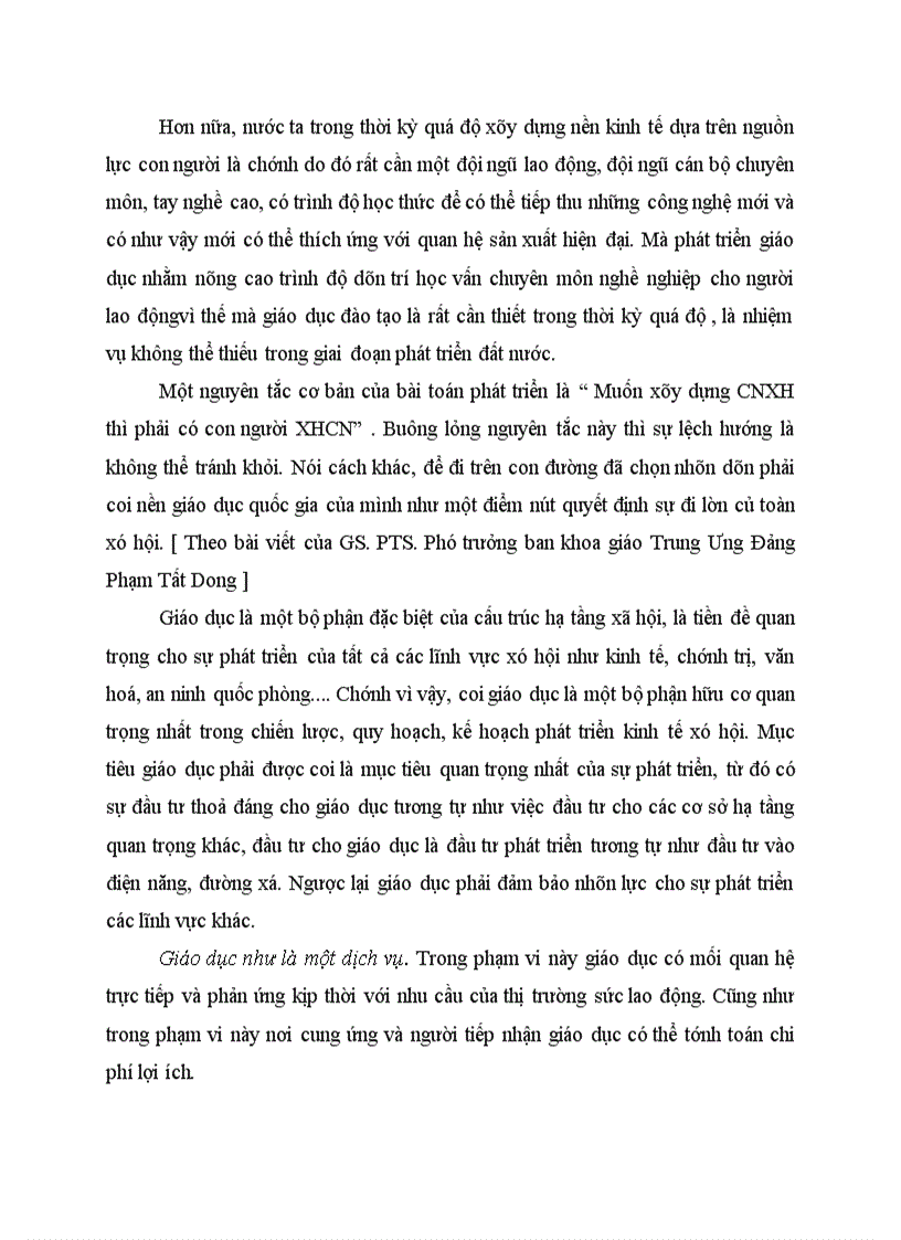 image for page Biện chứng của quá trình phát triển giáo dục và đào tạo cùng với khoa học công nghệ theo mục tiêu công nghiệp hoá hiện đại hoá ở Việt Nam trong thời kỳ quá độ 1