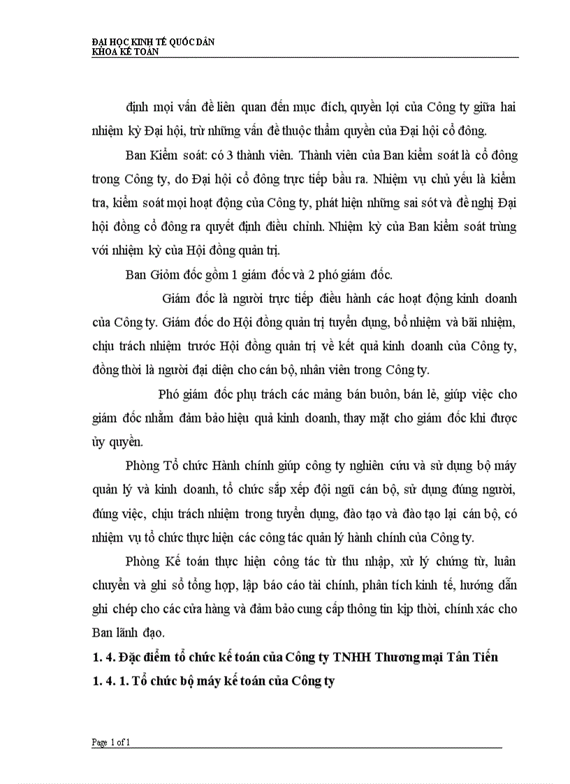 image for page Hoàn thiện kế toán nghiệp vụ bán hàng tại Công ty TNHH Thương Mại Tân Tiến