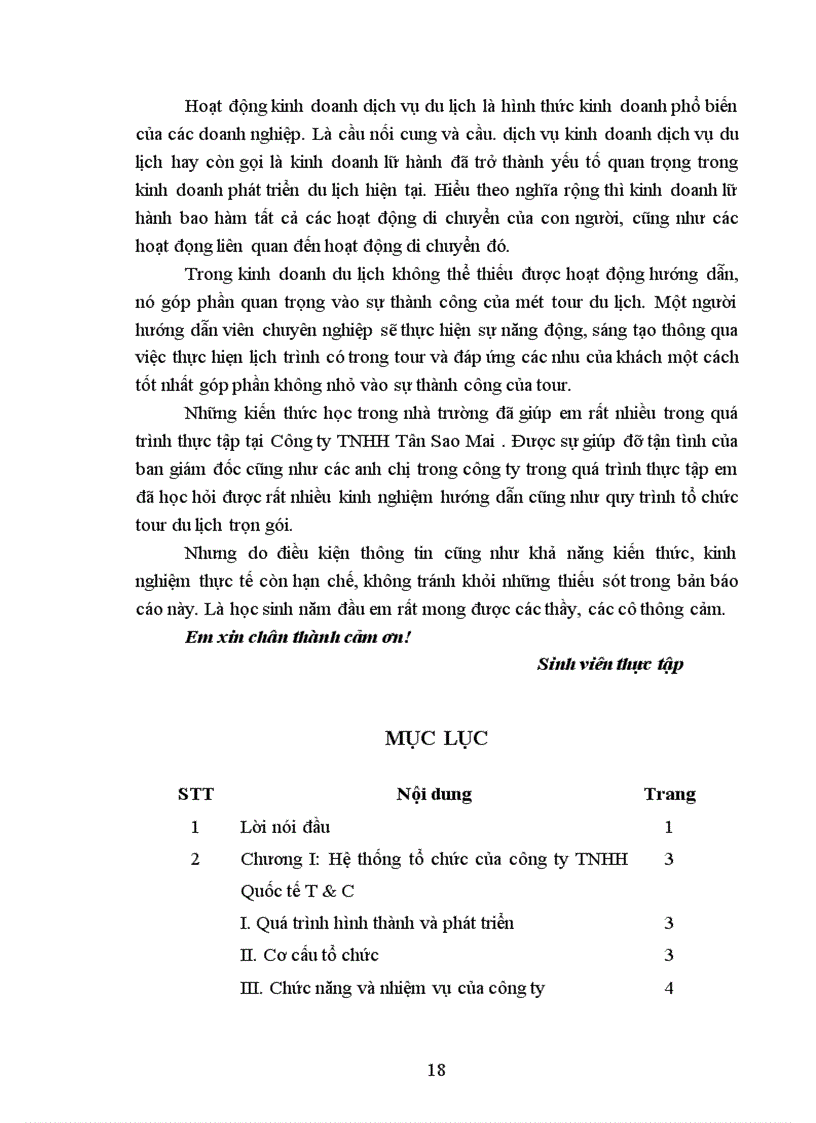 image for page Báo cáo thực tập tại Công ty TNHH Tân Sao Mai