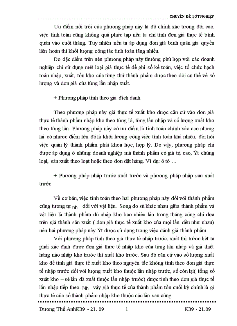 image for page Tổ chức công tác kế toán thành phẩm và tiêu thụ thành phẩm ở công ty cổ phần đầu tư và phát triển Hà thành 1