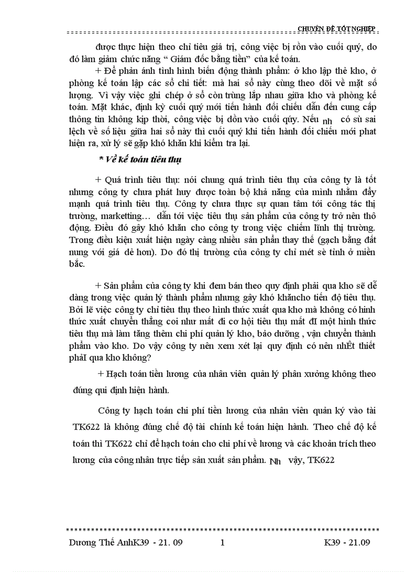 image for page Tổ chức công tác kế toán thành phẩm và tiêu thụ thành phẩm ở công ty cổ phần đầu tư và phát triển Hà thành 1