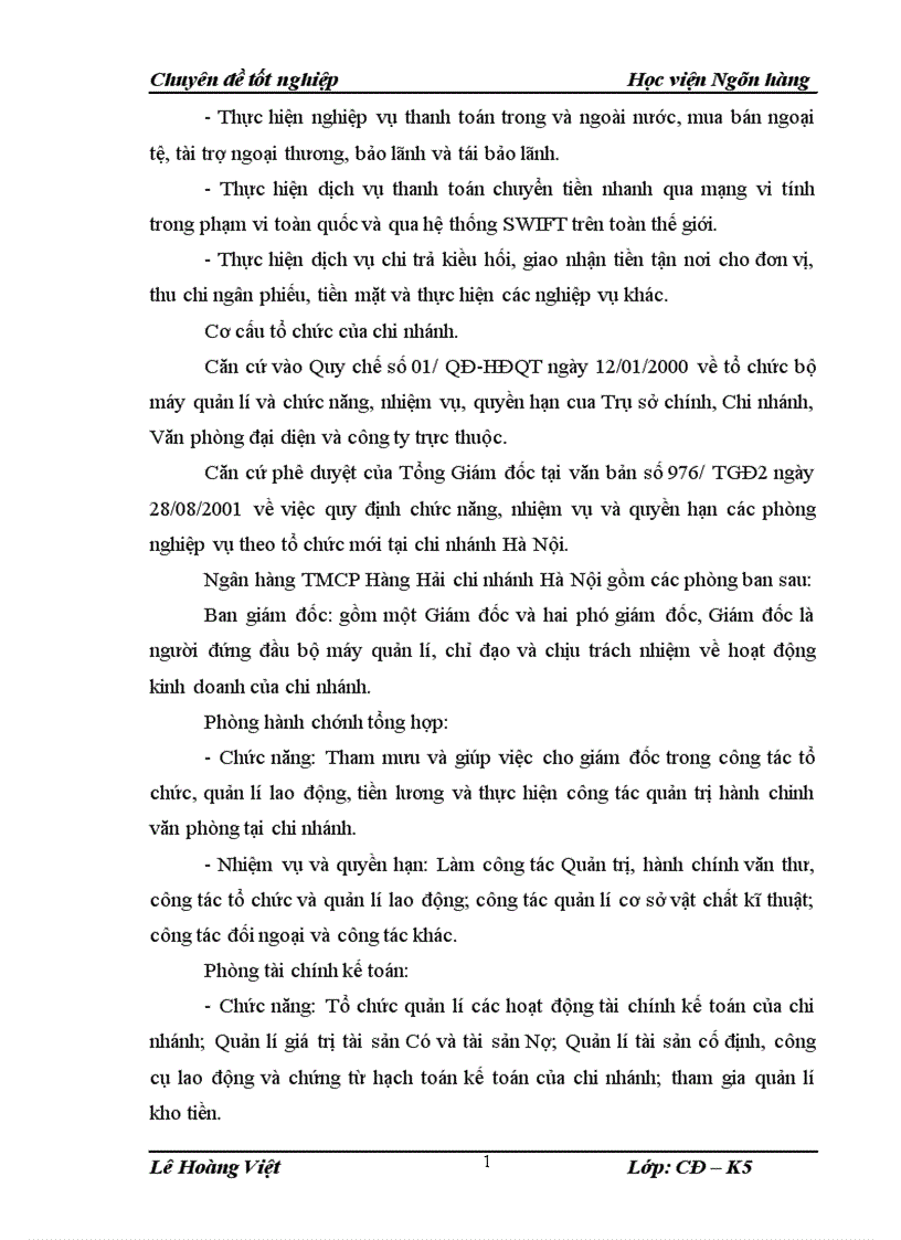 image for page Thực trạng và giải pháp tăng cường công tác huy động vốn tại Ngân hàng thương mại cổ phần Hàng Hải chi nhánh Hà Nội 1