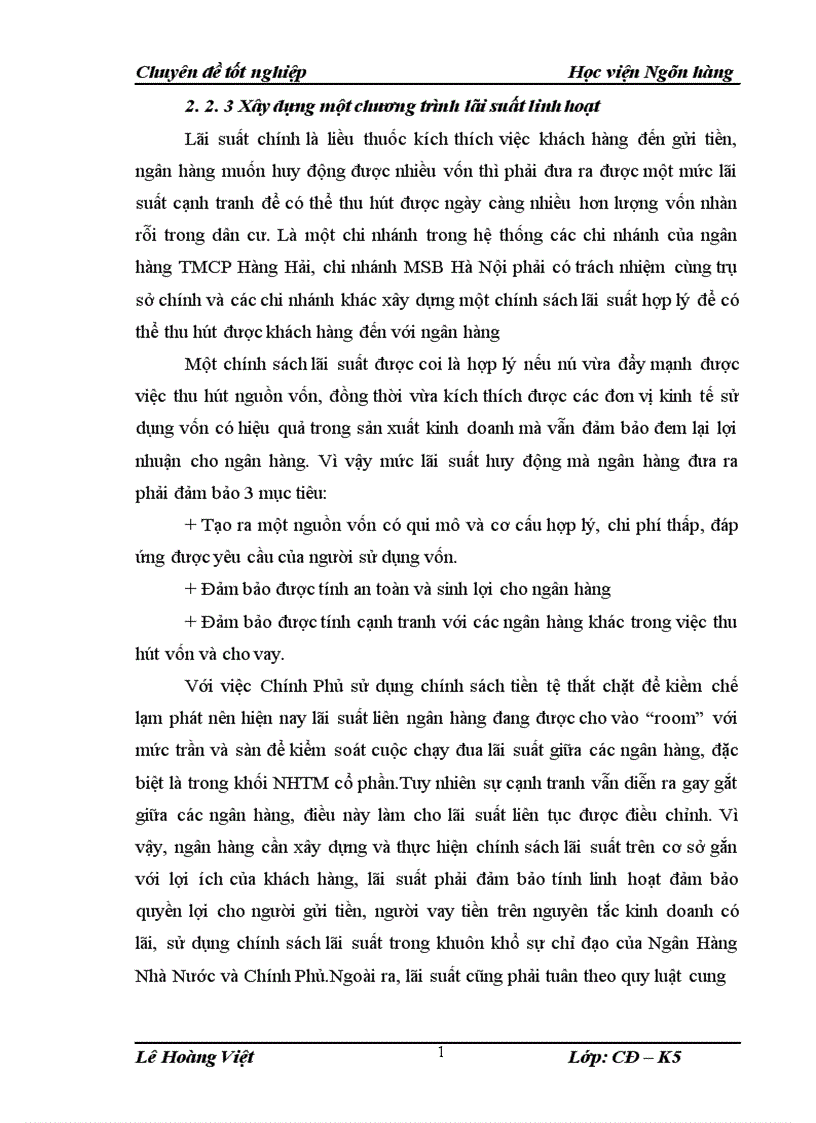image for page Thực trạng và giải pháp tăng cường công tác huy động vốn tại Ngân hàng thương mại cổ phần Hàng Hải chi nhánh Hà Nội 1