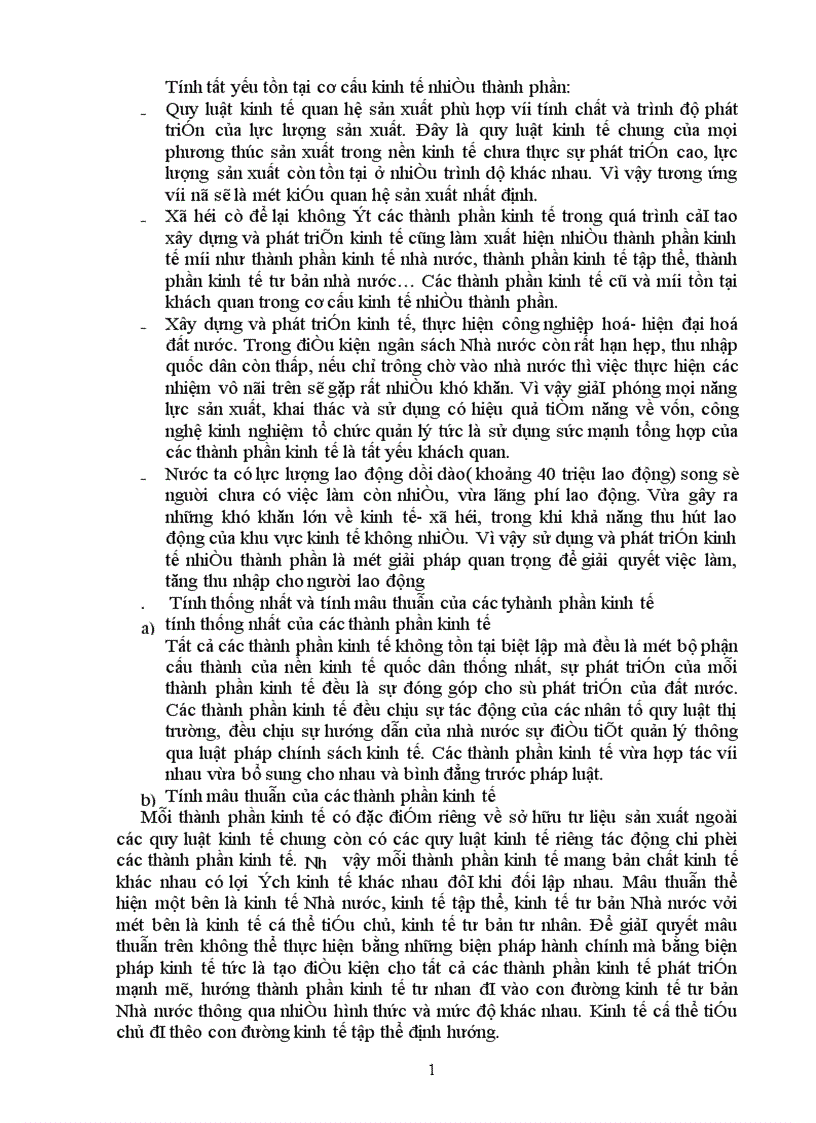 image for page Cơ cấu kinh tế nhiều thành phần trong thời kỳ quá độ lên CNXH ở Việt Nam 1