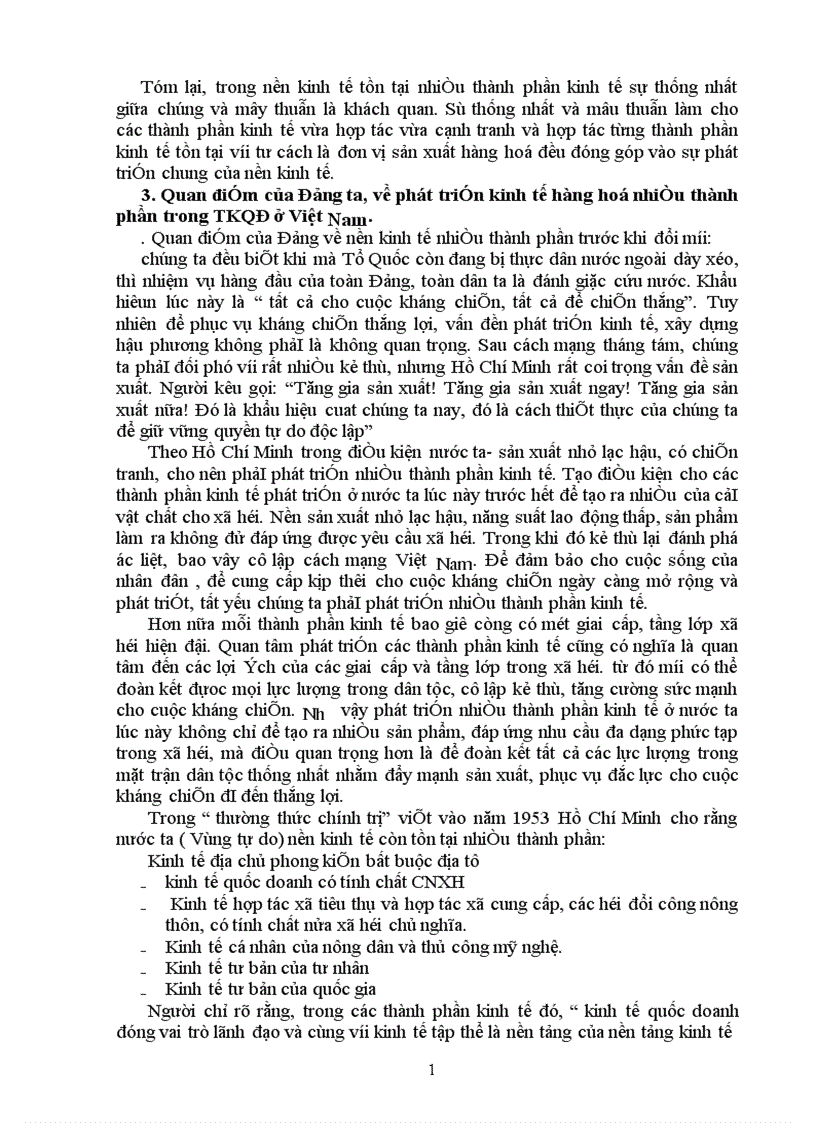 image for page Cơ cấu kinh tế nhiều thành phần trong thời kỳ quá độ lên CNXH ở Việt Nam 1