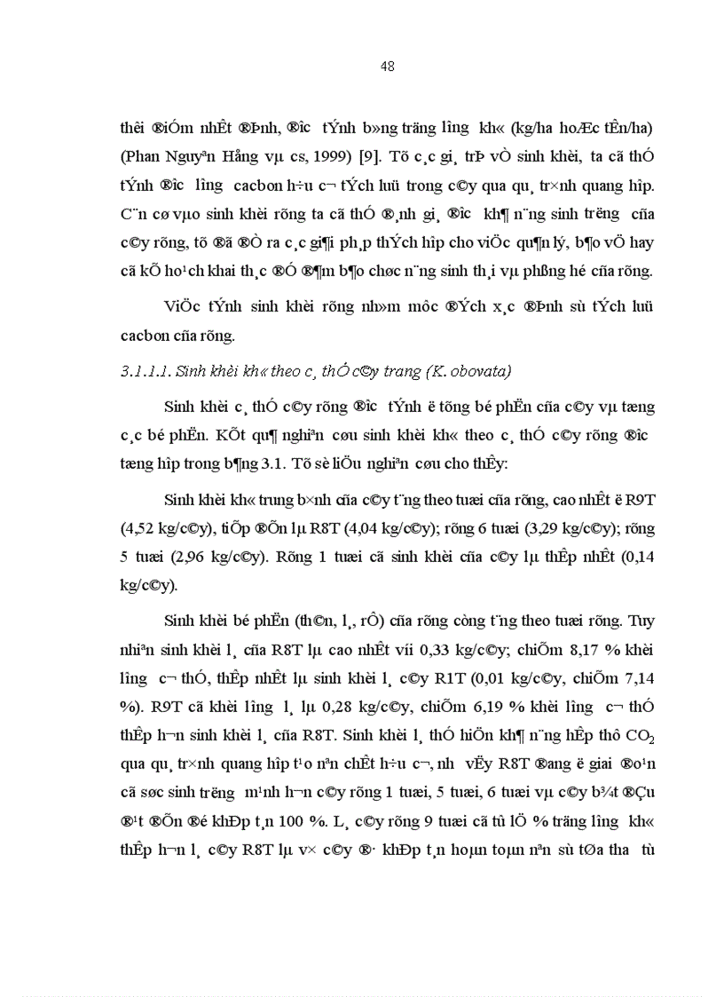 image for page Nghiên cứu khả năng tích luỹ cacbon của rừng trang Kandelia obovata Sheue Liu Yong trồng ven biển huyện Giao Thuỷ tỉnh Nam Định