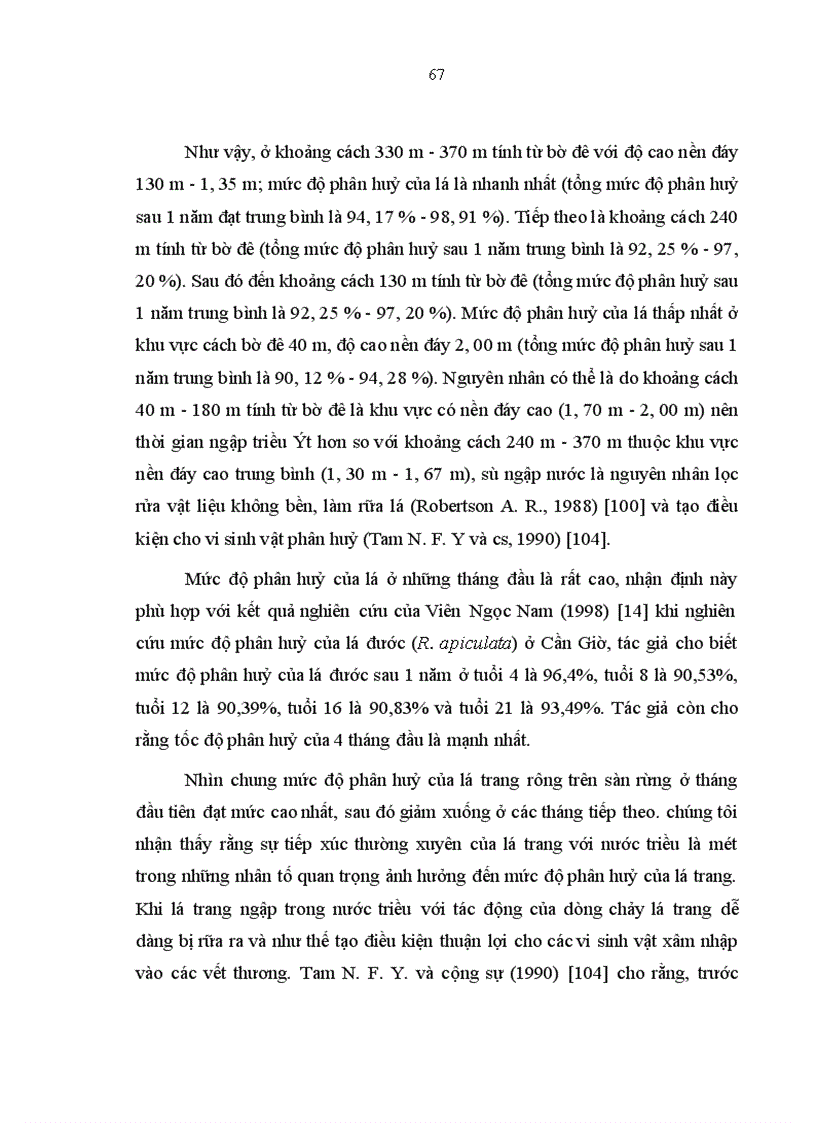 image for page Nghiên cứu khả năng tích luỹ cacbon của rừng trang Kandelia obovata Sheue Liu Yong trồng ven biển huyện Giao Thuỷ tỉnh Nam Định