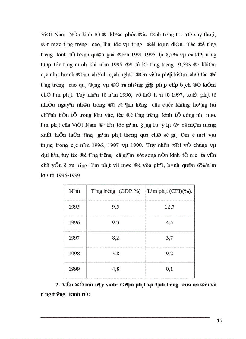 image for page Lạm phát và mối quan hệ giữa lạm phát và tăng trưởng kinh tế 1