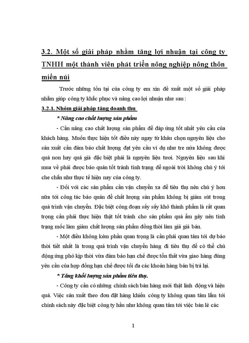 image for page Một số giải pháp chủ yếu nhằm nâng cao lợi nhuân tại công ty TNHH MTV phát triển nông nghiệp nông thôn miền núi