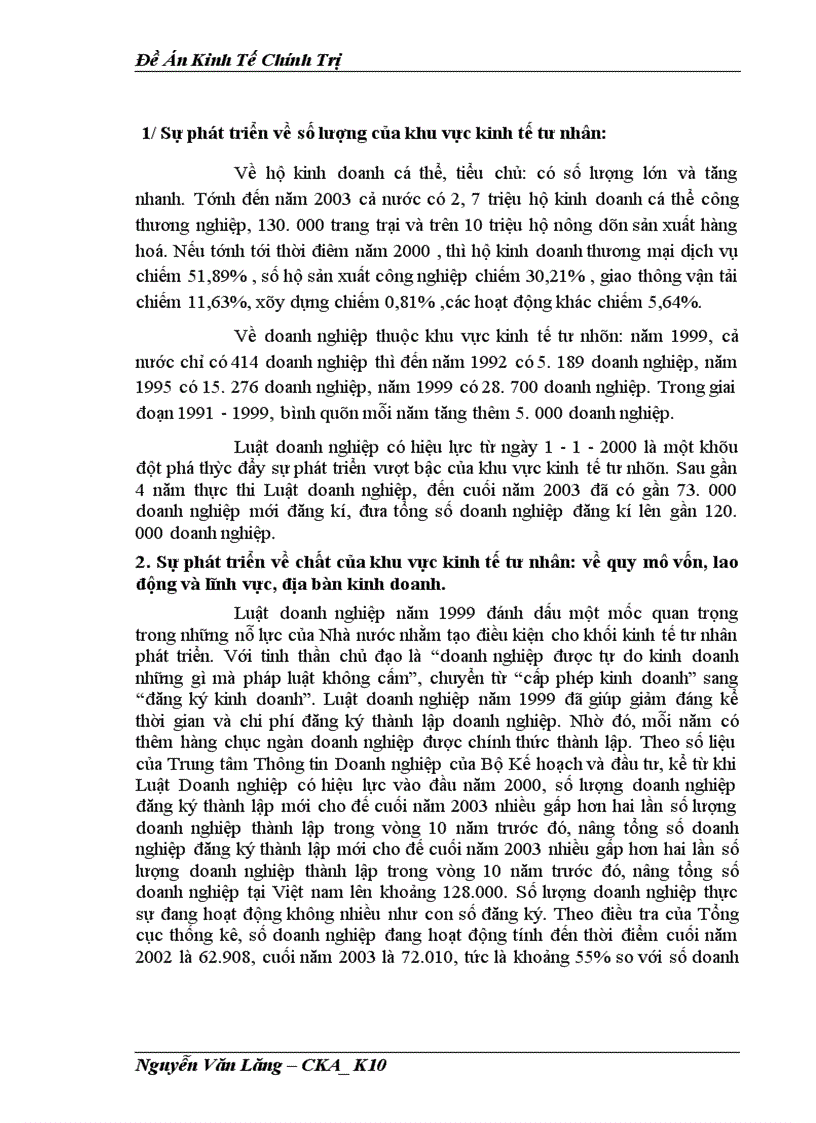 image for page Phát triển kinh tế tư nhân trong thời kì quá độ lên CNXH ở Việt nam lý luận thực trạng và giải pháp 1