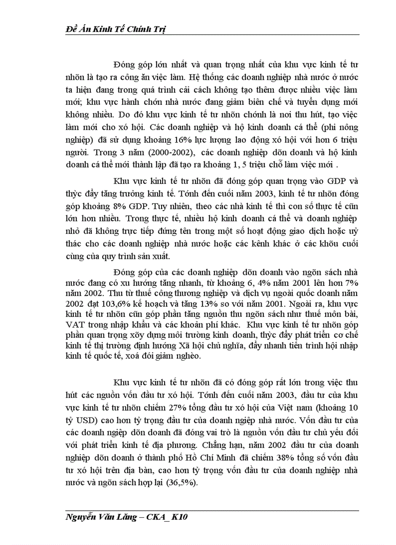 image for page Phát triển kinh tế tư nhân trong thời kì quá độ lên CNXH ở Việt nam lý luận thực trạng và giải pháp 1