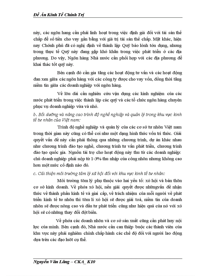 image for page Phát triển kinh tế tư nhân trong thời kì quá độ lên CNXH ở Việt nam lý luận thực trạng và giải pháp 1