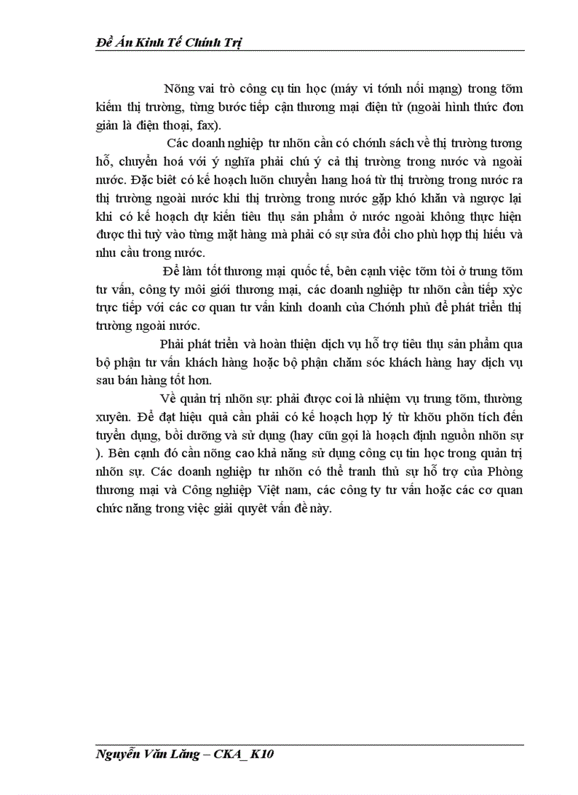 image for page Phát triển kinh tế tư nhân trong thời kì quá độ lên CNXH ở Việt nam lý luận thực trạng và giải pháp 1