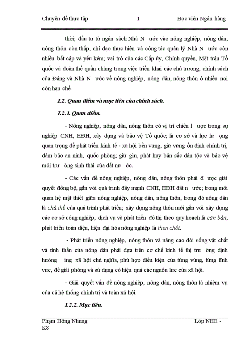 image for page Đầu tư tín dụng phục vụ chính sách Nông nghiệp nông dân nông thôn theo nghị quyết số 26 NQ TƯ hội nghị BCH Trung ương Đảng lần thứ 7 khoá X tại NHNo PTNT Thanh Hóa 1