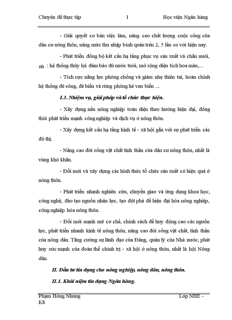 image for page Đầu tư tín dụng phục vụ chính sách Nông nghiệp nông dân nông thôn theo nghị quyết số 26 NQ TƯ hội nghị BCH Trung ương Đảng lần thứ 7 khoá X tại NHNo PTNT Thanh Hóa 1