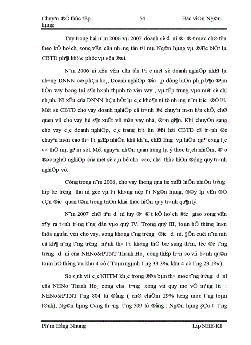 image for page Đầu tư tín dụng phục vụ chính sách Nông nghiệp nông dân nông thôn theo nghị quyết số 26 NQ TƯ hội nghị BCH Trung ương Đảng lần thứ 7 khoá X tại NHNo PTNT Thanh Hóa 1