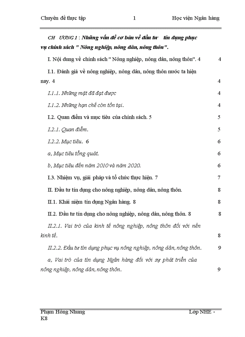 image for page Đầu tư tín dụng phục vụ chính sách Nông nghiệp nông dân nông thôn theo nghị quyết số 26 NQ TƯ hội nghị BCH Trung ương Đảng lần thứ 7 khoá X tại NHNo PTNT Thanh Hóa 1