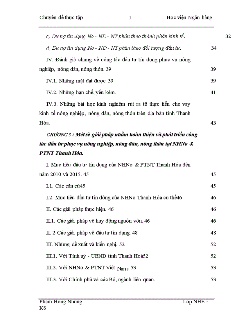 image for page Đầu tư tín dụng phục vụ chính sách Nông nghiệp nông dân nông thôn theo nghị quyết số 26 NQ TƯ hội nghị BCH Trung ương Đảng lần thứ 7 khoá X tại NHNo PTNT Thanh Hóa 1