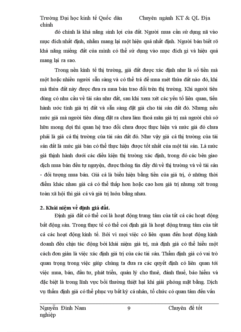 image for page Thực trạng và giải pháp nhằm hoàn thiện công tác xác định giá đất bồi thường thiệt hại khi giải phóng mặt bằng trên địa bàn Huyện Từ Liêm Thành phố Hà Nội