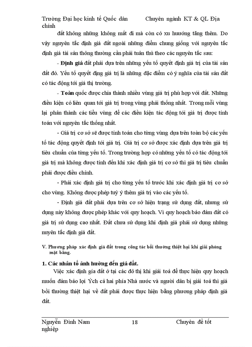 image for page Thực trạng và giải pháp nhằm hoàn thiện công tác xác định giá đất bồi thường thiệt hại khi giải phóng mặt bằng trên địa bàn Huyện Từ Liêm Thành phố Hà Nội