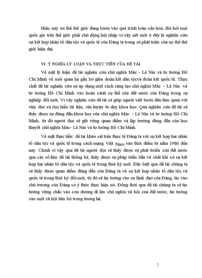 image for page Đảng với sự kết hợp nhân tố dân tộc và quốc tế trong cách mạng Việt Nam thời kỳ đổi mới