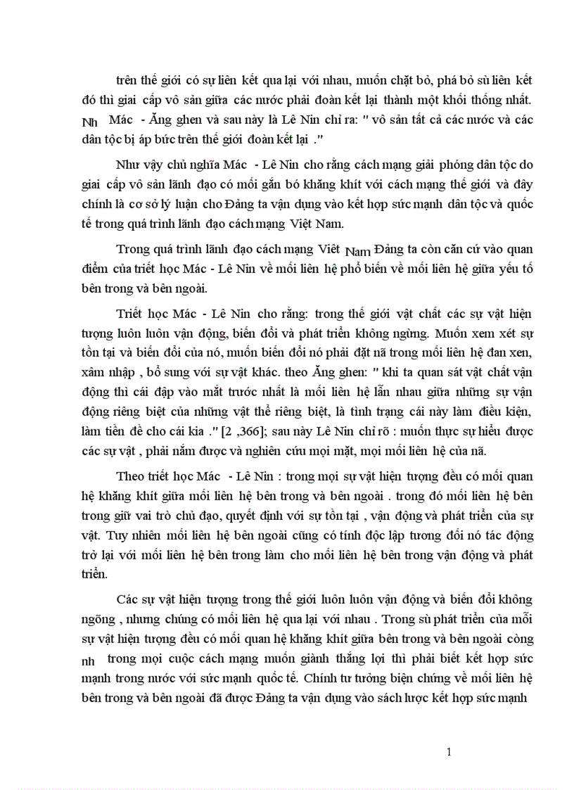 image for page Đảng với sự kết hợp nhân tố dân tộc và quốc tế trong cách mạng Việt Nam thời kỳ đổi mới
