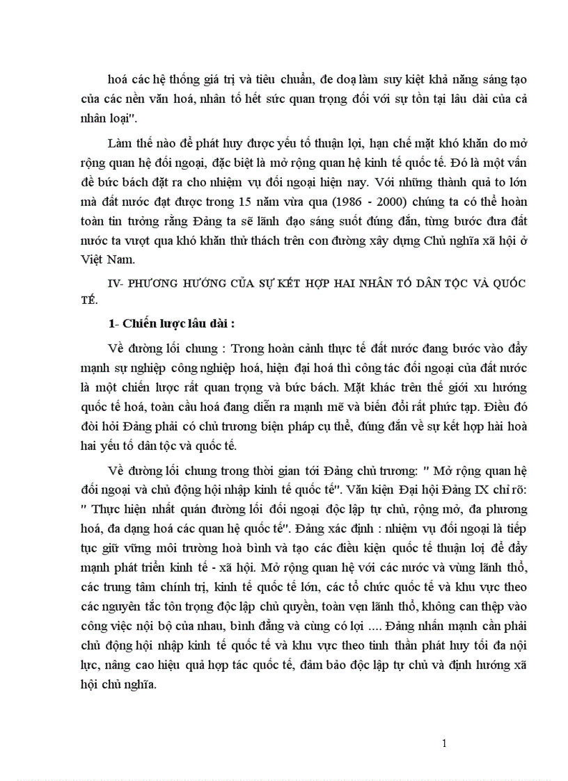 image for page Đảng với sự kết hợp nhân tố dân tộc và quốc tế trong cách mạng Việt Nam thời kỳ đổi mới