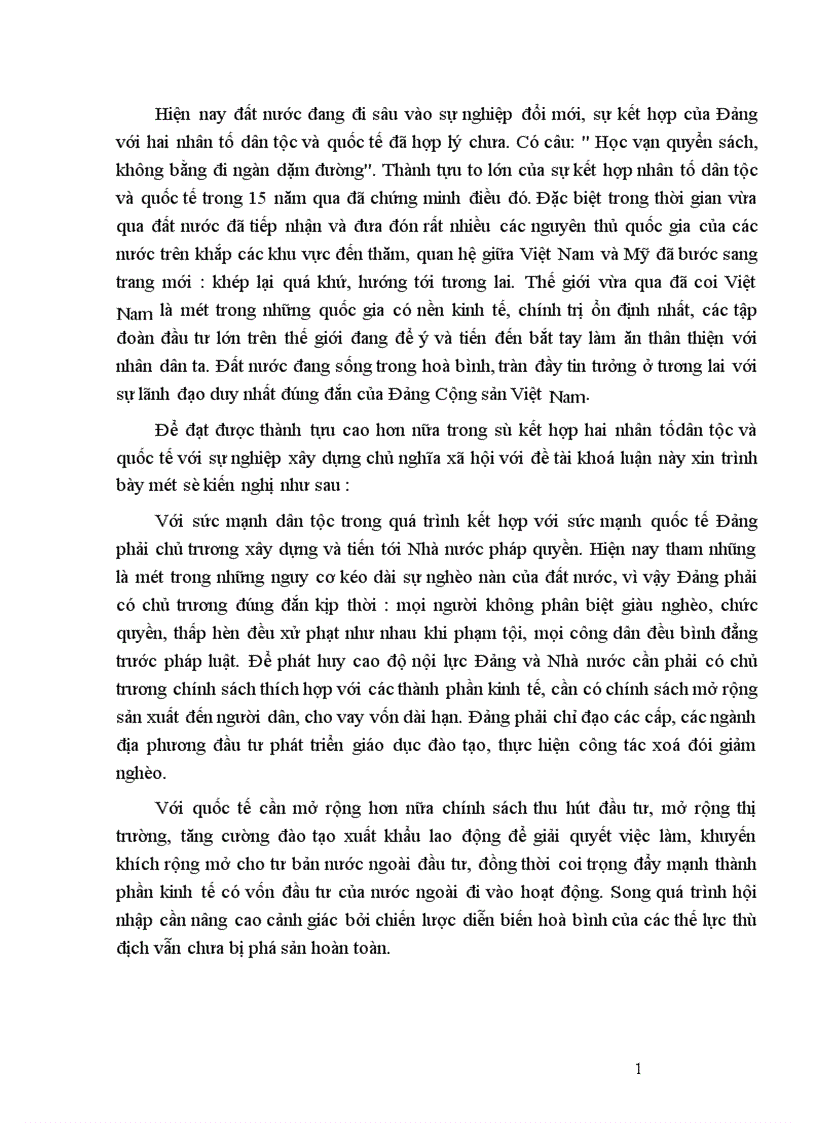 image for page Đảng với sự kết hợp nhân tố dân tộc và quốc tế trong cách mạng Việt Nam thời kỳ đổi mới