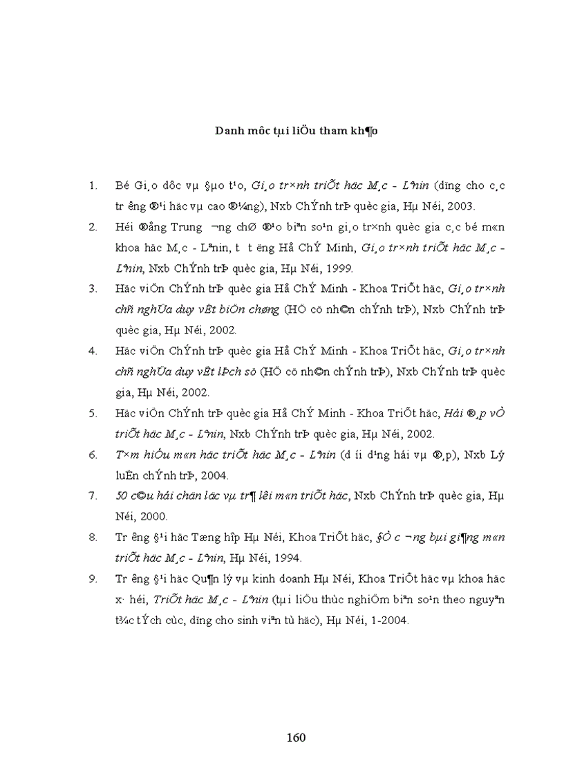 image for page Hướng dẫn học tập và giảng dạy môn triết học Mác Lênin