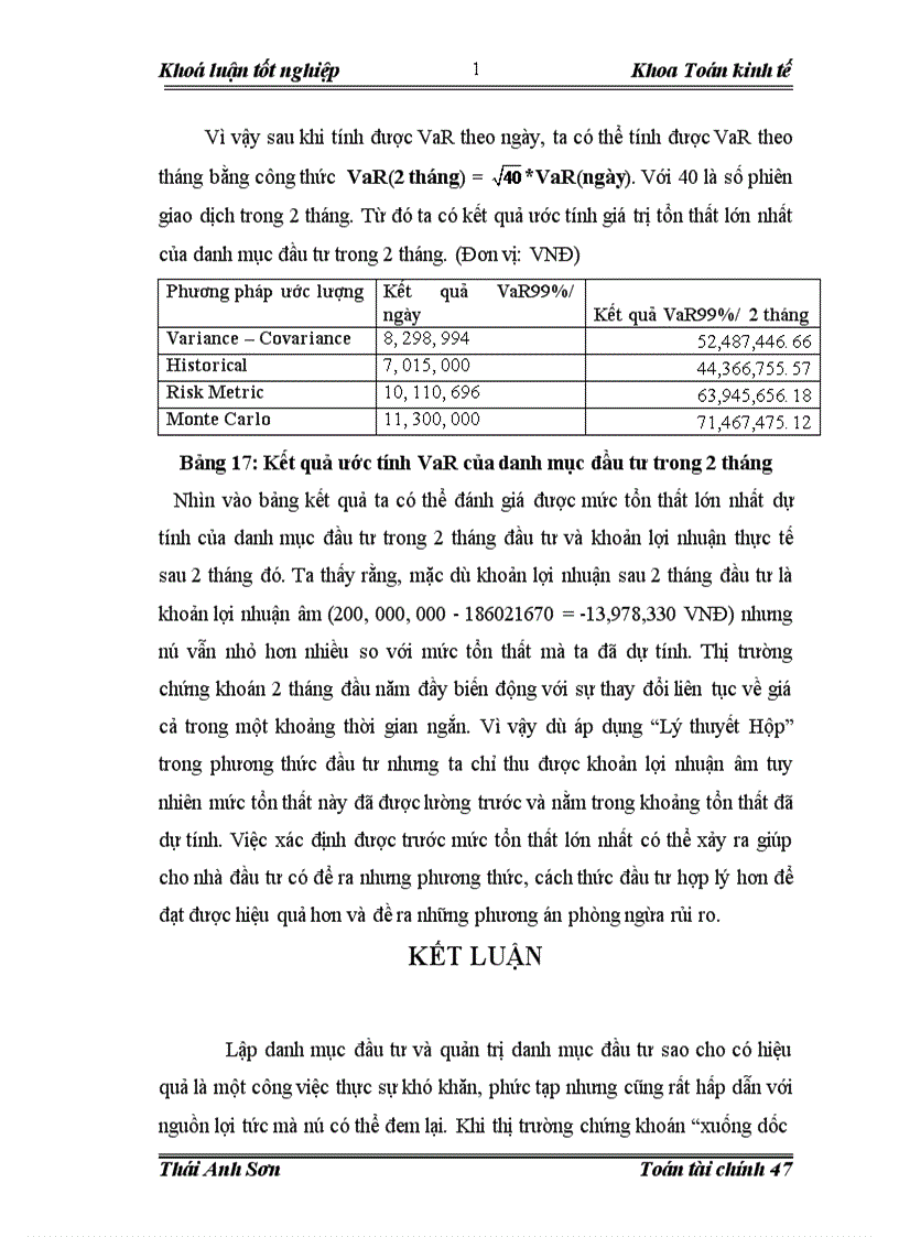image for page Quản trị và đánh giá rủi ro của danh mục đầu tư trên thị trường chứng khoán Việt Nam