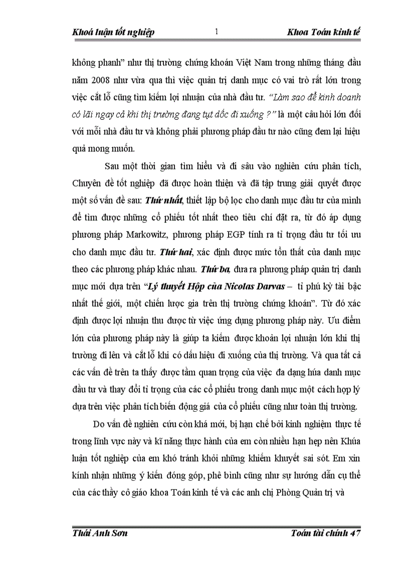 image for page Quản trị và đánh giá rủi ro của danh mục đầu tư trên thị trường chứng khoán Việt Nam