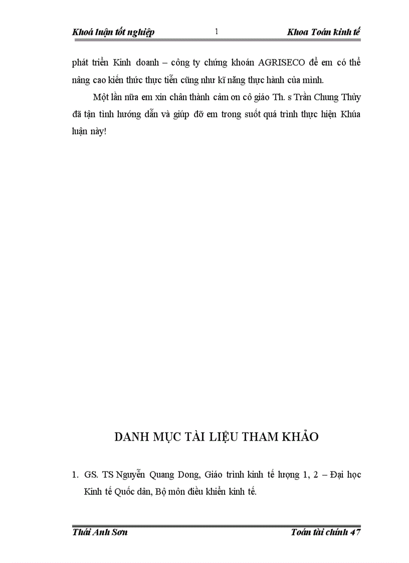 image for page Quản trị và đánh giá rủi ro của danh mục đầu tư trên thị trường chứng khoán Việt Nam
