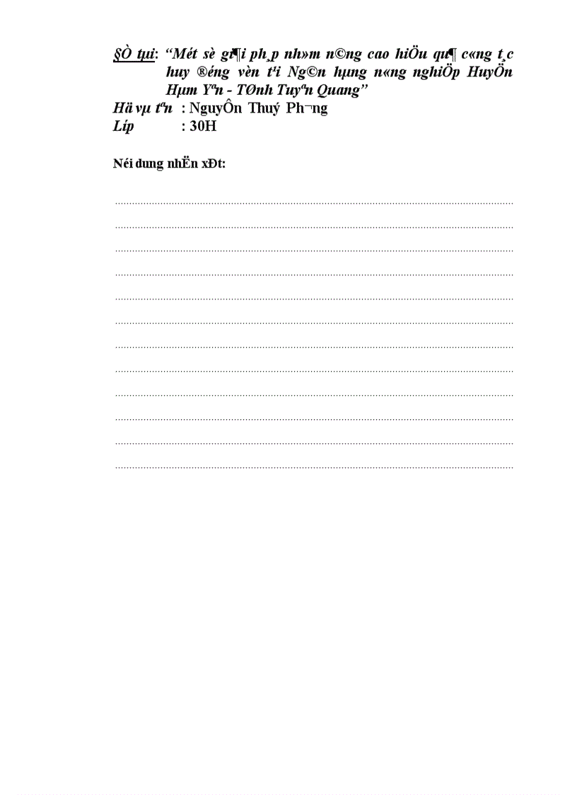 image for page Một số giải pháp nhằm nâng cao hiệu quả công tác huy động vốn tại NHNo huyện Hàm Yên tỉnh Tuyên Quang 1