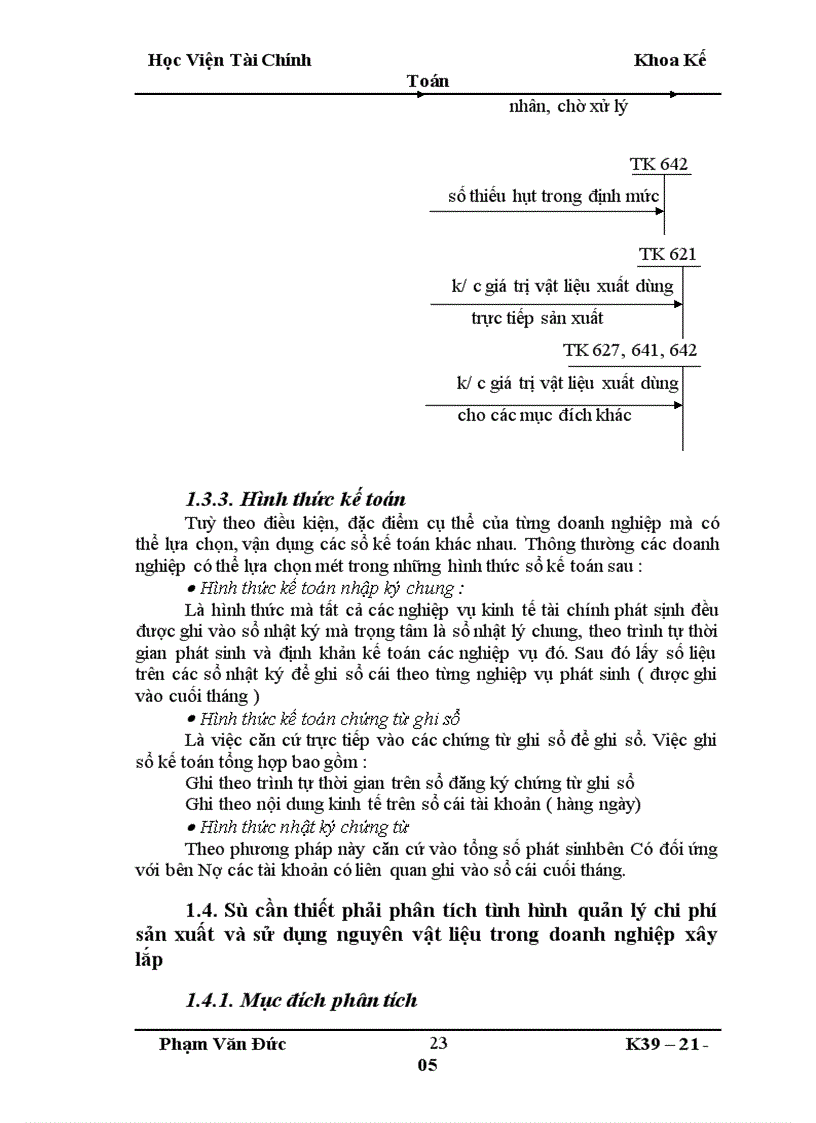 image for page Tổ chức kế toán nguyên vật liệu và phân tích tình hình quản lý sử dụng nguyên vật liệu ở công ty Cơ giới và xây lắp số 13 1