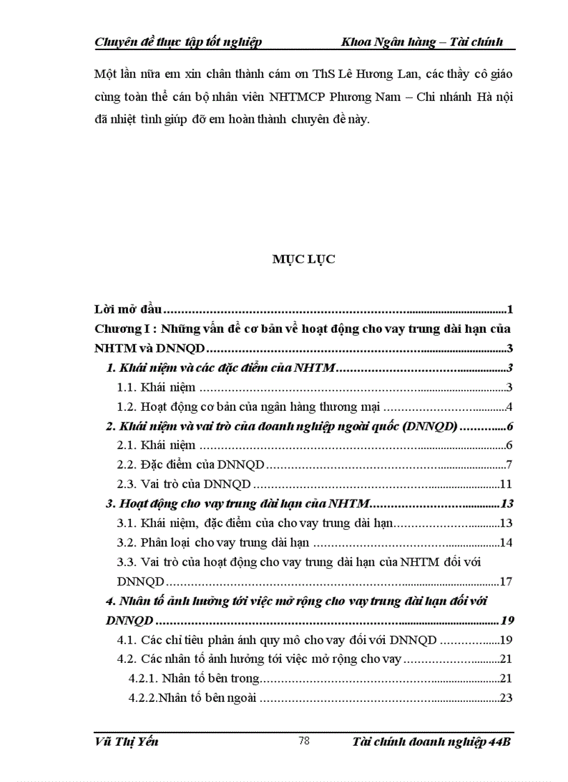 image for page Mở rộng hoạt động cho vay trung dài hạn đối với doanh nghiệp ngoài quốc doanh tại Ngân hàng TMCP Phương Nam Chi nhánh Hà nội 1