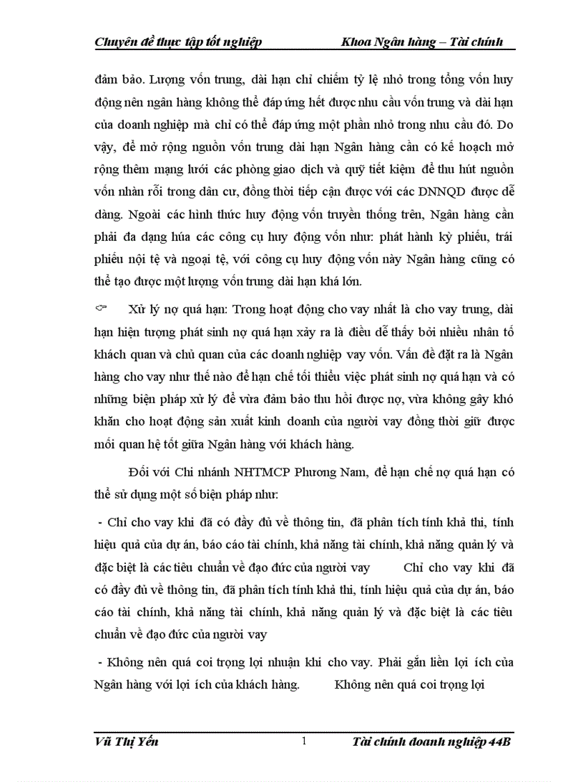 image for page Mở rộng hoạt động cho vay trung dài hạn đối với doanh nghiệp ngoài quốc doanh tại Ngân hàng TMCP Phương Nam Chi nhánh Hà nội 1