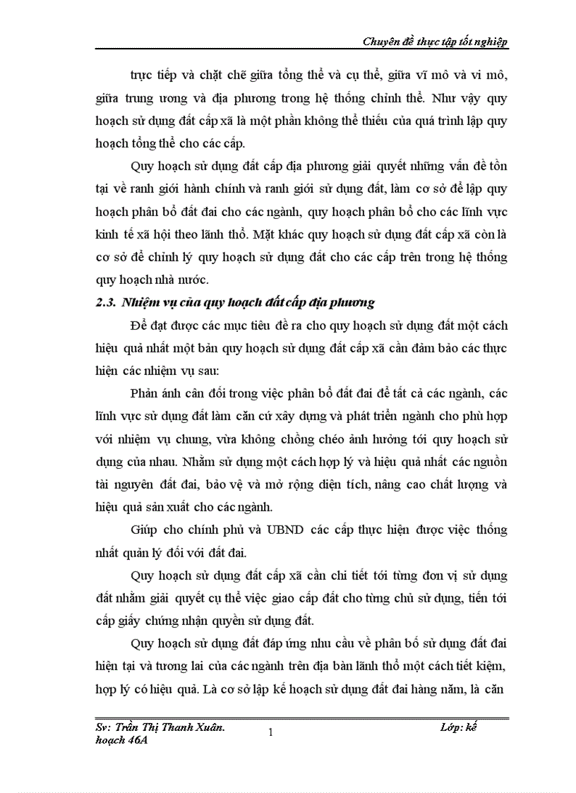 image for page Quy hoạch sử dụng đất cho phát triển kinh tế xã hội cấp địa phương ví dụ nghiên cứu tại xã Đình Bảng huyện Từ Sơn tỉnh Bắc Ninh giai đoạn 2008 2015