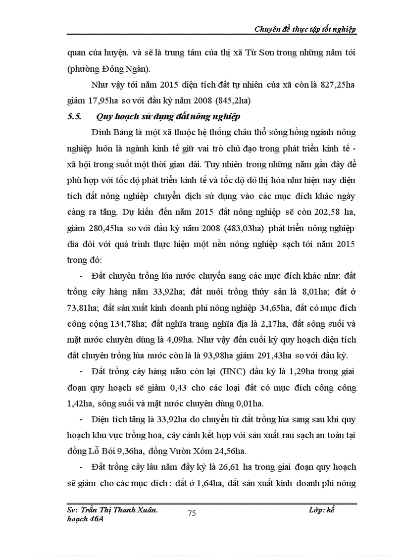 image for page Quy hoạch sử dụng đất cho phát triển kinh tế xã hội cấp địa phương ví dụ nghiên cứu tại xã Đình Bảng huyện Từ Sơn tỉnh Bắc Ninh giai đoạn 2008 2015