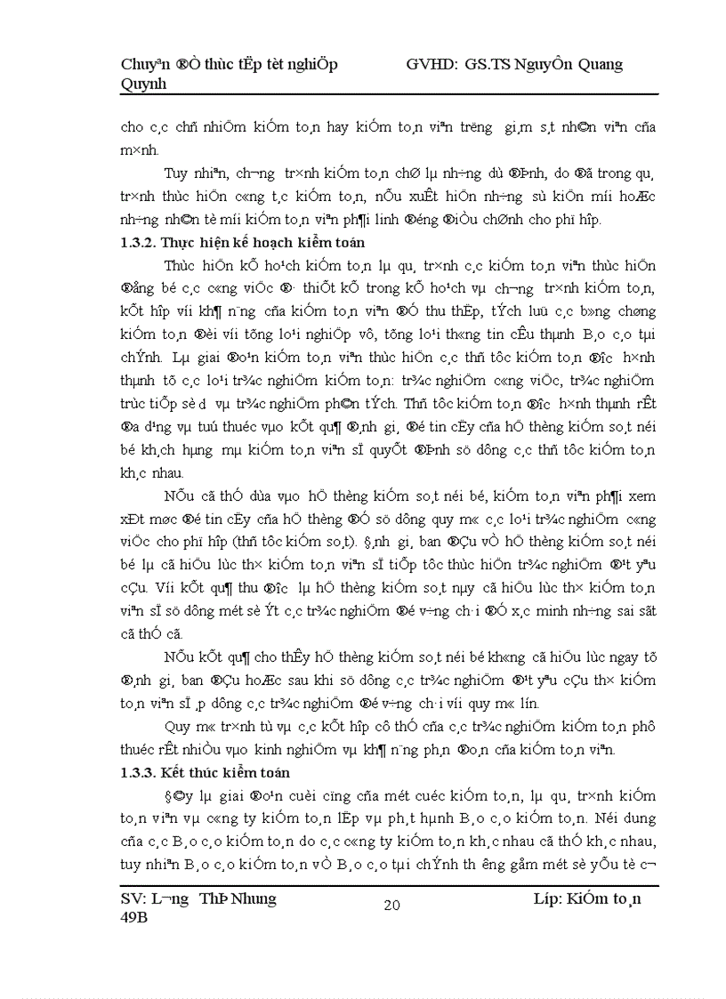 image for page Kiểm toán chu trình hàng tồn kho trong kiểm toán Báo cáo tài chính do Công ty TNHH Kiểm toỏn VACO thực hiện 1