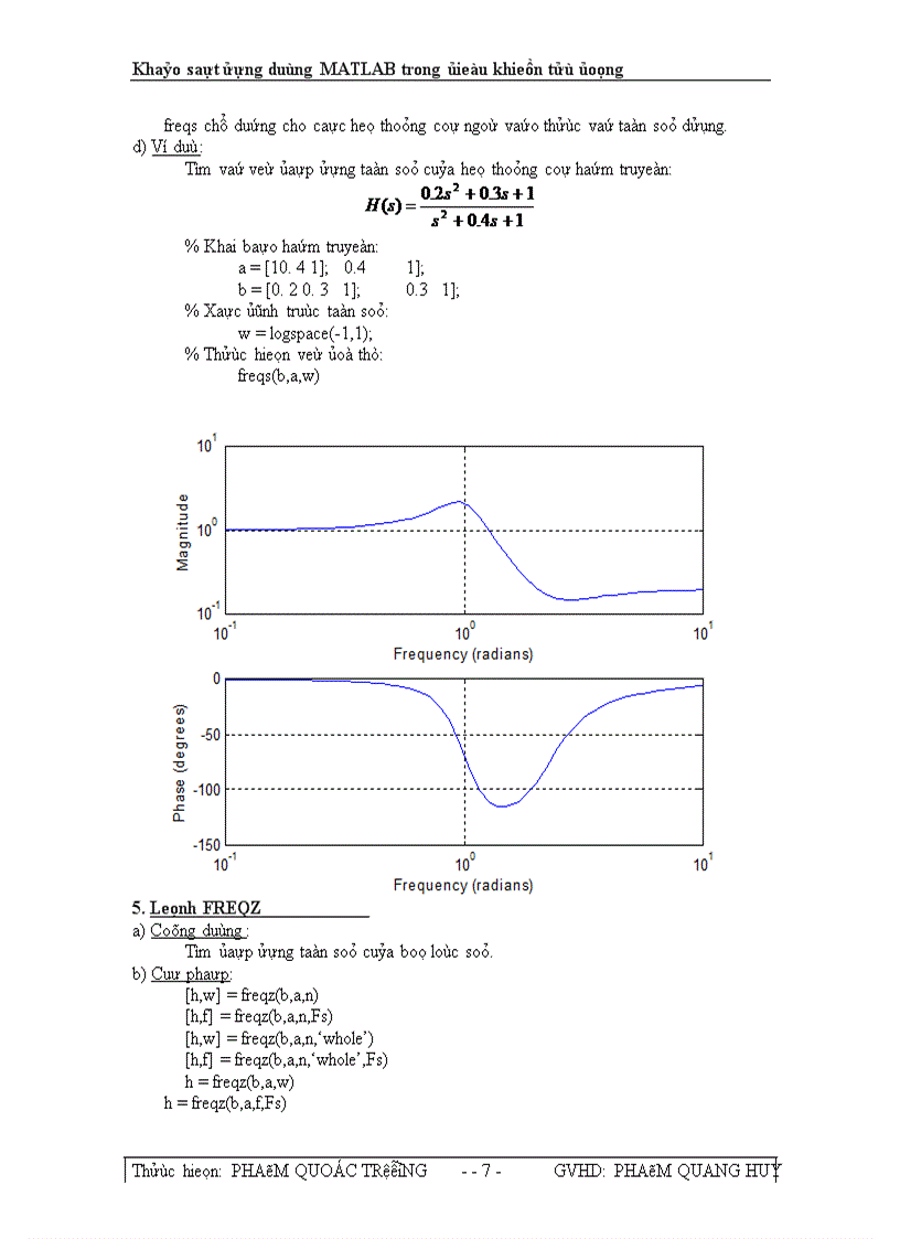 image for page Khảo sát ứng dụng MATLAB trong điều khiển tự động 1