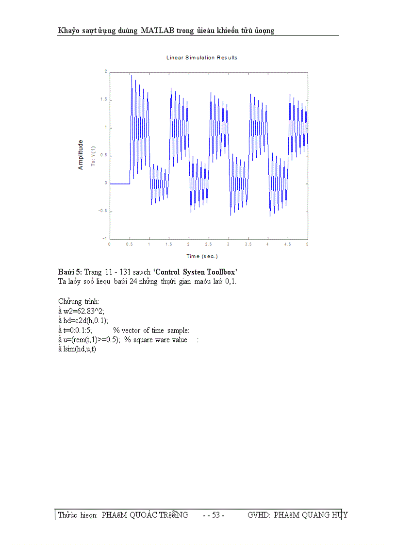 image for page Khảo sát ứng dụng MATLAB trong điều khiển tự động 1