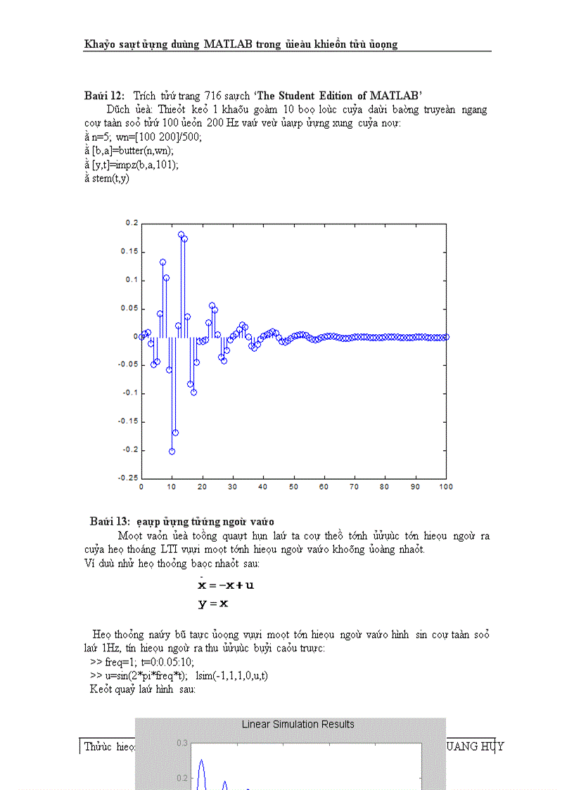 image for page Khảo sát ứng dụng MATLAB trong điều khiển tự động 1