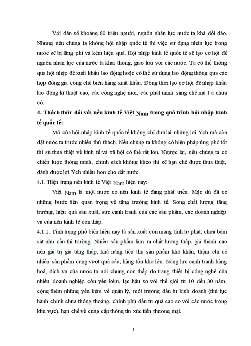 image for page Hội nhập kinh tế quốc tế và những thách thức đối với Việt Nam 1