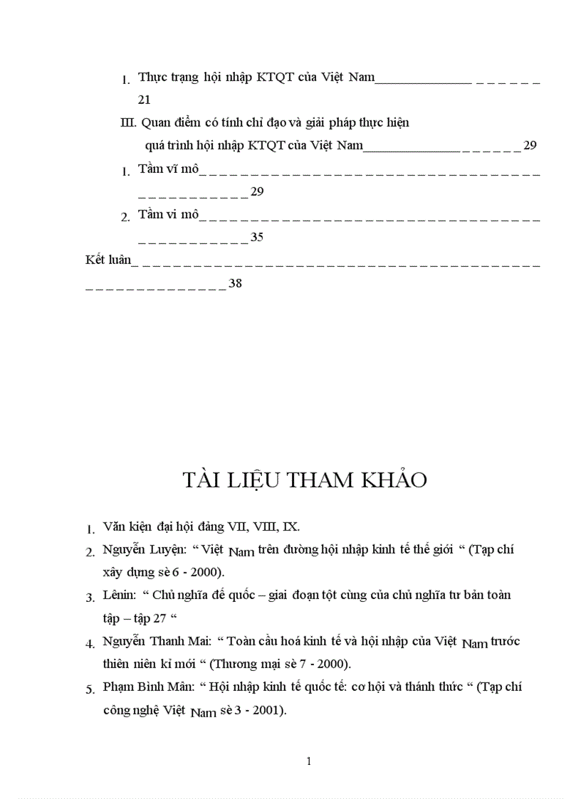 image for page Hội nhập kinh tế quốc tế và những thách thức đối với Việt Nam 1